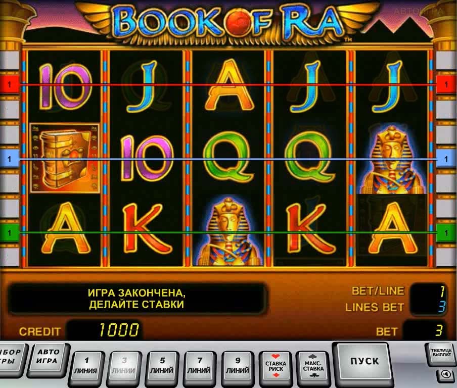 Jouez à une machine à sous gratuite Book Of Ra