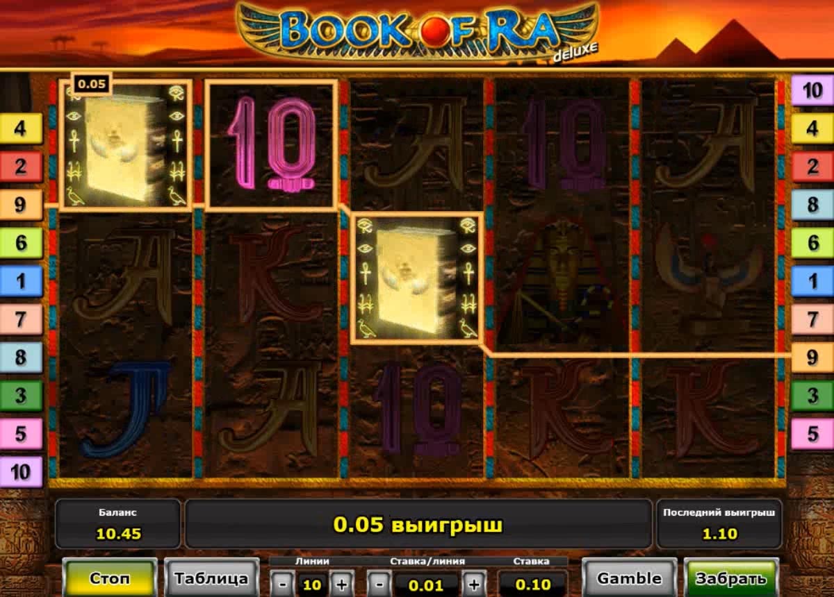 Jouez à une machine à sous gratuite Book of Ra Deluxe