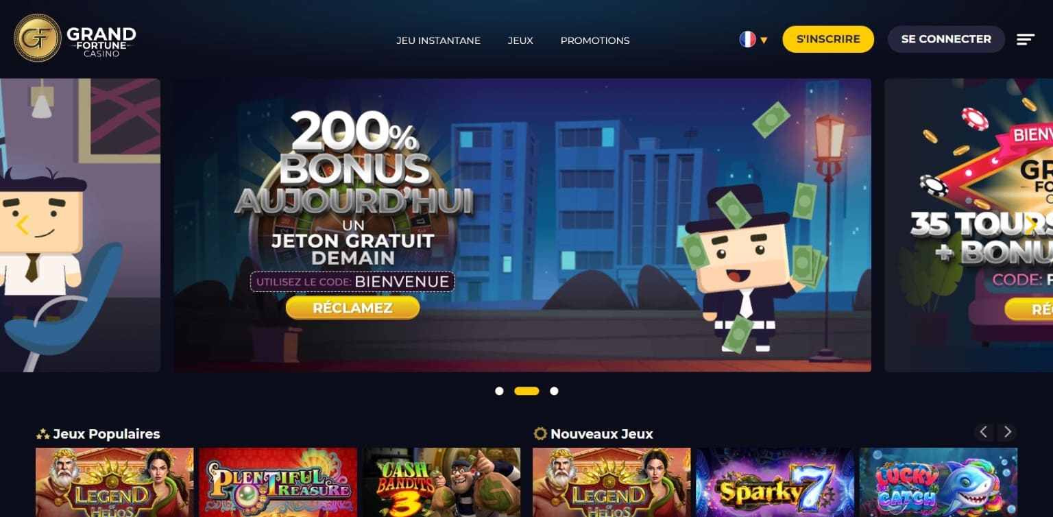 Site officiel Grand Fortune Casino