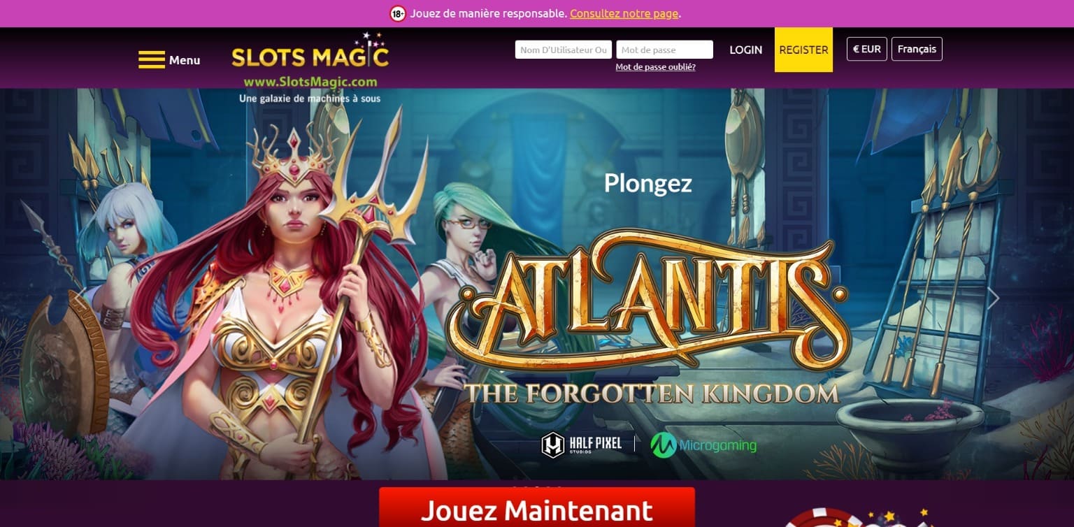 Site officiel Slots Magic Casino