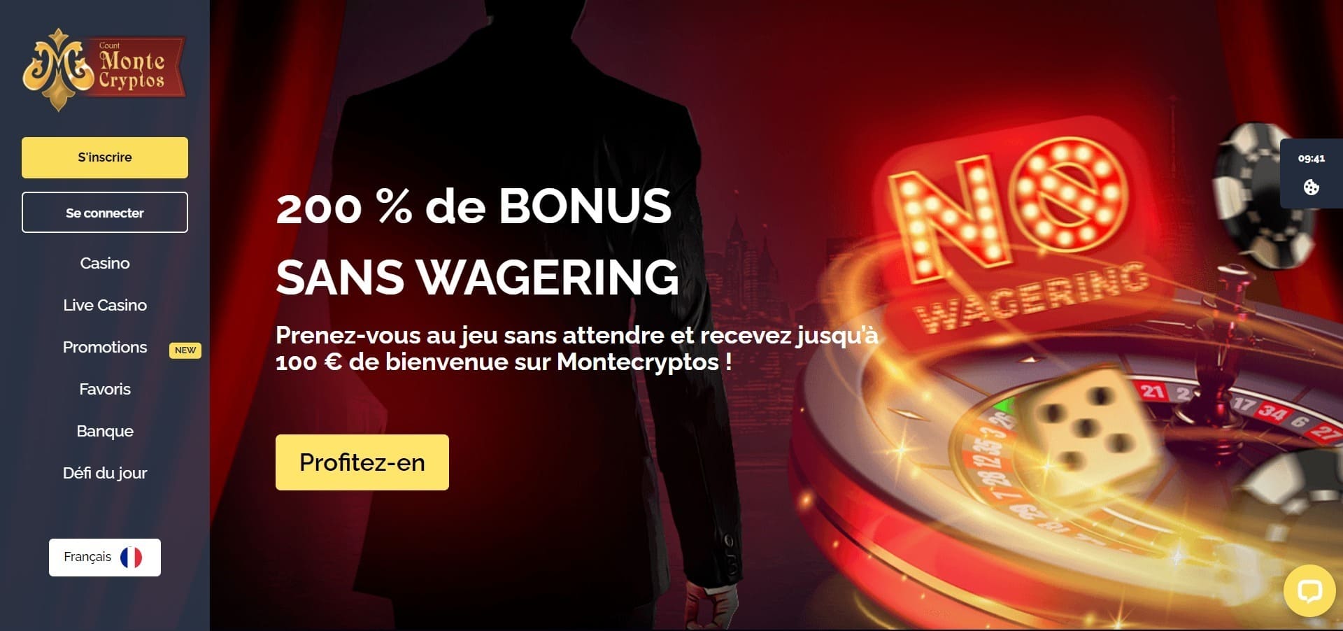 Site officiel de Montecrypto Casino