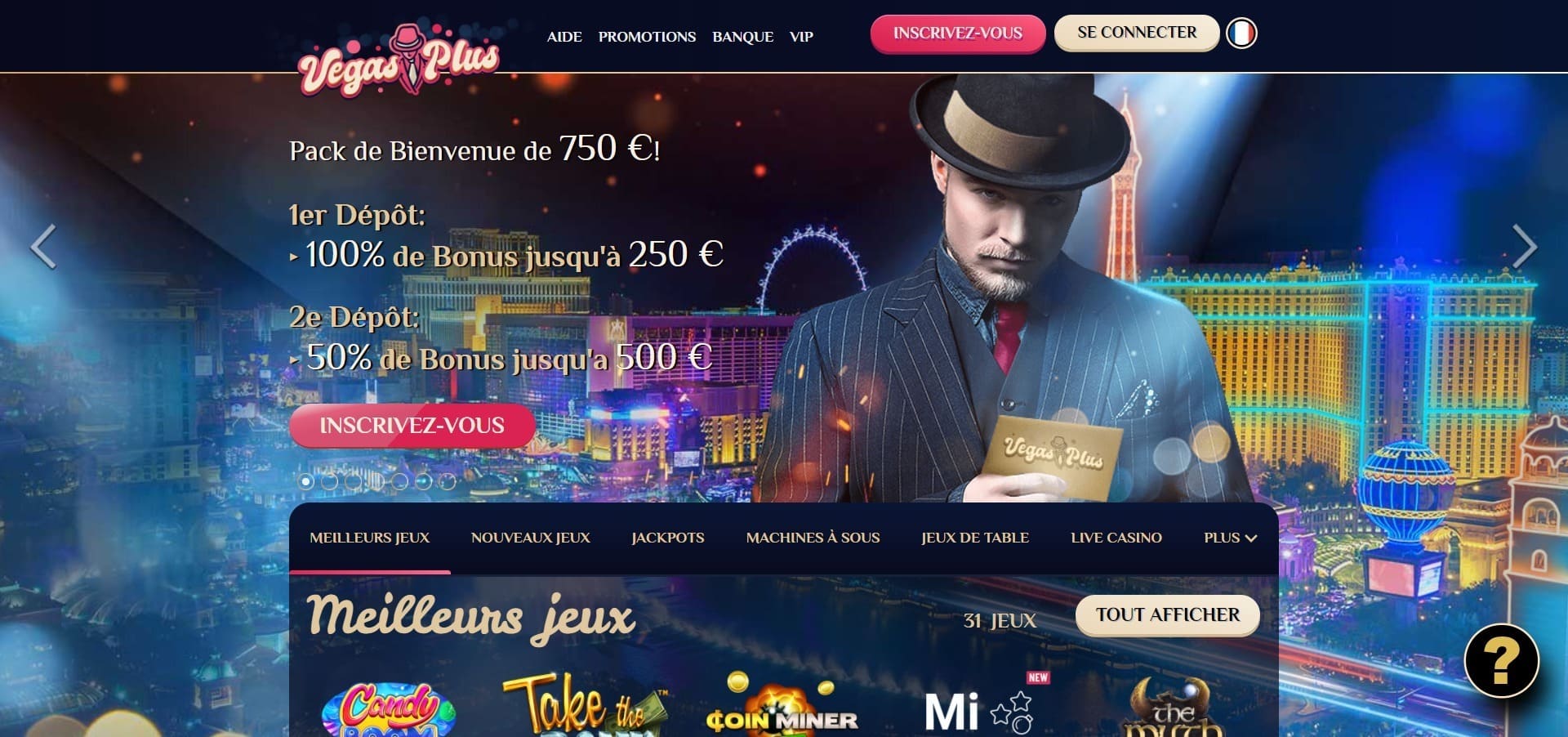 Site officiel de Vegasplus Casino