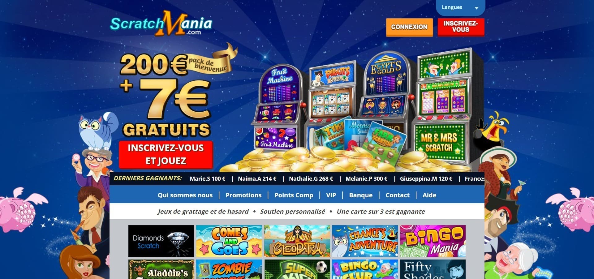 Site officiel de Scratchmania Casino