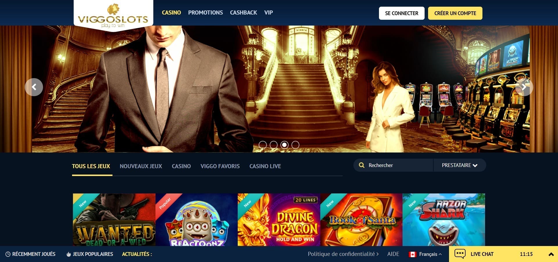 Site officiel de ViggoSlots Casino