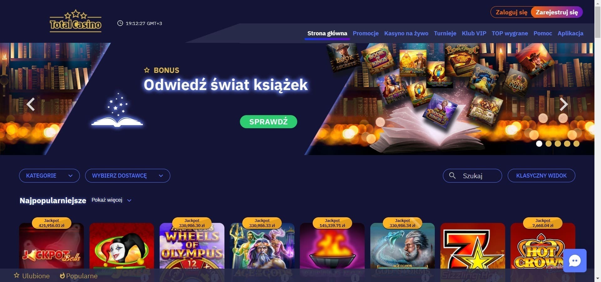 Site officiel de Total Casino