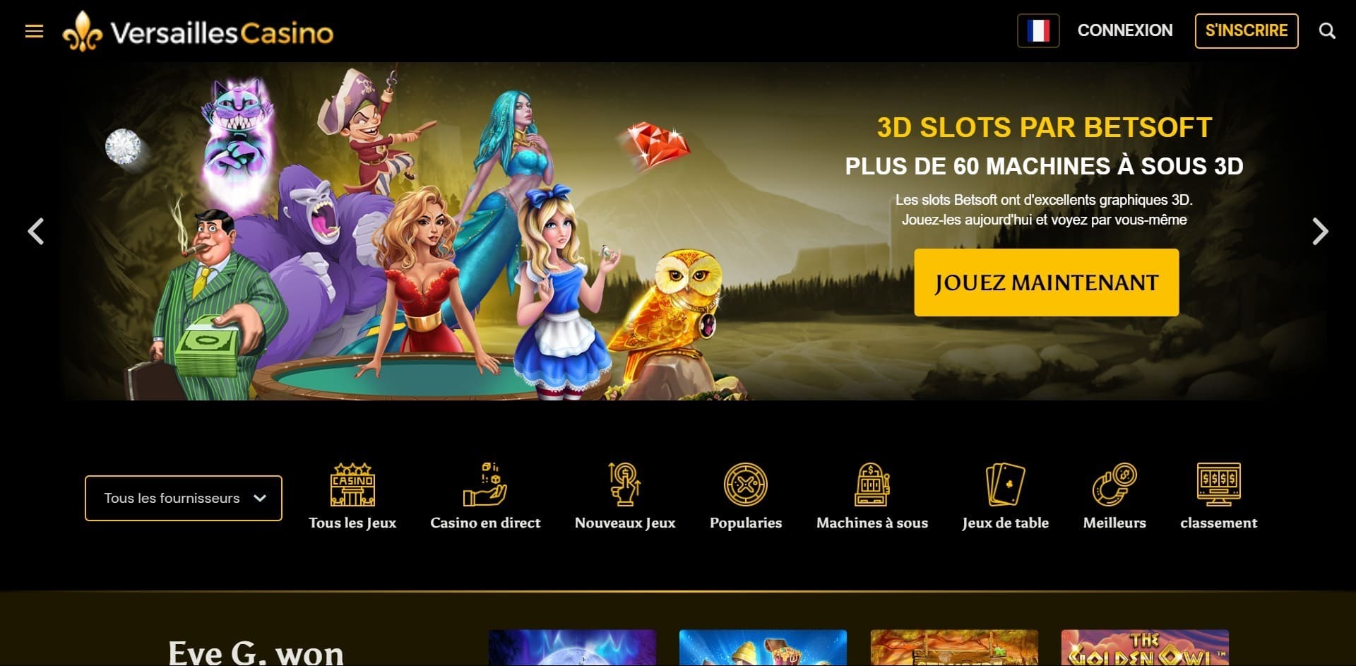 Site officiel de Versaille Casino